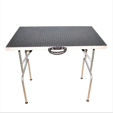 Universal SOU-12 table for grooming, rubber countertop, 900 x 600 x 750 mm, black-4