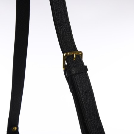 Bag Women's Cross-Bodi with a zipper, black color-4