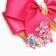 Outlet. Hair bow on a hairpin, 12.5 cm, kitty Marie
