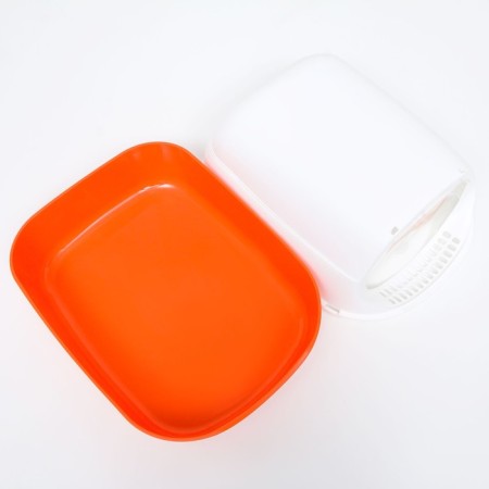 Domik toilet 43 x 32 x 28 cm, white-red-4