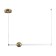 Suspended Freya Pina lamp, 14.5 watts, 300x100 mm