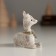 Polystone souvenir "Cute deer in headphones" 6.5x3.5x5.5 cm