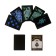 Plastic Plastic Sunduke cards, 54 pcs, 24 μm, 6.3 x 8.8 cm, black