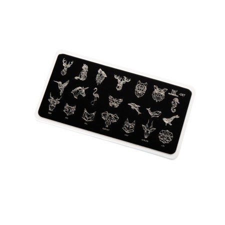 TNL Premium stamping plate "Geometric animals"