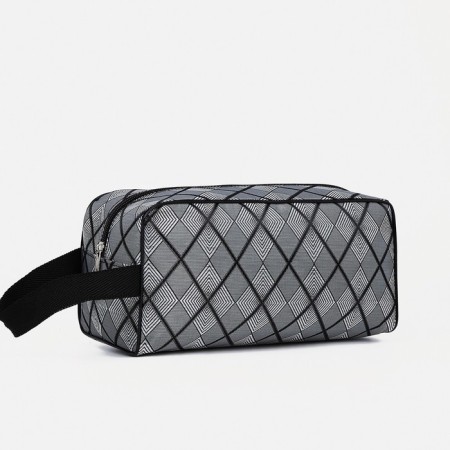 Lightning cosmetic bag, gray color