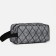 Lightning cosmetic bag, gray color