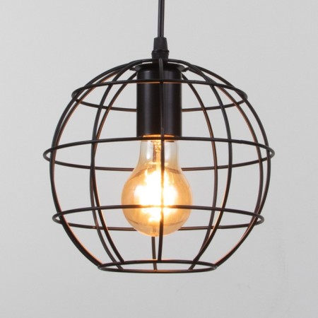 Bayerlux suspension of Bayerlux "Ancona" 1x40W E27 Black 20x20x120 cm.-2