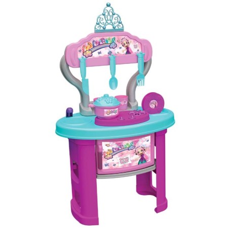 Kitchen on the legs "Princess and unicorn", 19 items