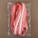 Braid knitted lamps 30 mm, 9.1 ± 0.5 m, pink/white color