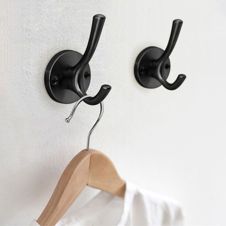 Furniture hook Cappio Simple, two -rod, black-1