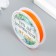 Elastic band for weaving "orange" winding 10 m, width 0.8 mm 6.5x6.5x1.3 cm