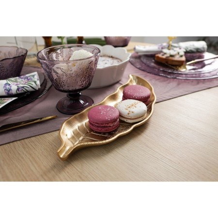 Fruit dish "Golden Leaf", 27 × 10 cm, gold color-5