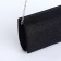 Female bag, valve department, long chain, black color