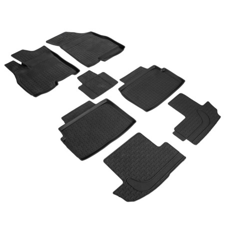 Rubber rugs with a high side for Chery Tiggo 8 2018-n.