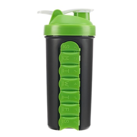 Shaker, 750 ml, series: Crossfit Max, 11 x 22 cm, green