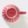 Mug ceramic share "Noemi", 430 ml, pink color