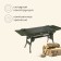 MACLAY barbecue barbecue, 45x30x35 cm, khaki color