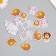 Decor for creativity EVA "Beast" set of 14 pcs 10x13 cm