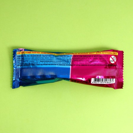 Caramel on the neon stick "Eye of the skeleton" Assorted, 10 g-2