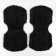Mittens-Mufts on the handle of the stroller, 2 pcs., Black color