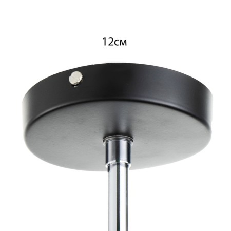Svetogor chandelier "Morning" 5x60W E27 black-4
