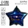 Foal balloon 18 "You are just cosmos", star