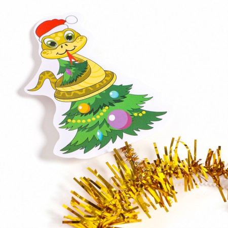 Carnival rim "Snake on the Christmas tree"-2