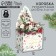 Box for mini-boots "Happy New Year", bullfinches, 12 x 17 x 10 cm, New Year
