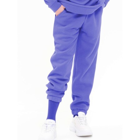 Children's trousers, height 152 cm, purple color
