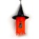 Carnival suspension light "horror", the color is red