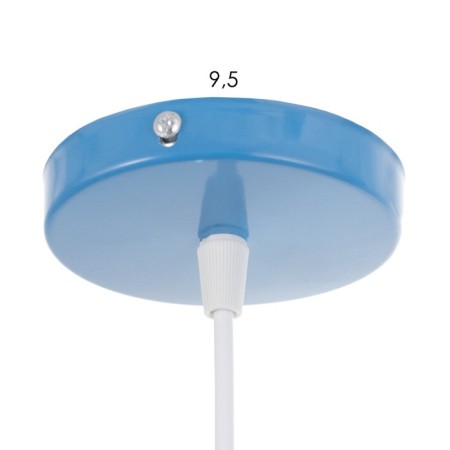 Lamp Bayerlux suspension Bayerlux "square" 1x40W E27 blue 16x16x18-116 cm-6