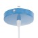 Lamp Bayerlux suspension Bayerlux "square" 1x40W E27 blue 16x16x18-116 cm