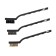 A set of brushes of metal tundra, plastic handles, small, 3 pcs.
