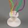 Set "wave", wand+holder+stand, set of 5 pcs., Mix