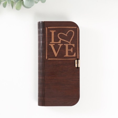 Casket "Love" 17x8.5x3 cm mix-5