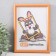 Photo frame MDF 15x21 cm, No. 5 "Simple", Milan nut, (plastic screen)
