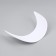 A cap for cap, bent, 5.5 × 19 cm, white color, price for 1 piece