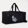 Road bag, 3 parts on zippers, external pocket, long belt, black color