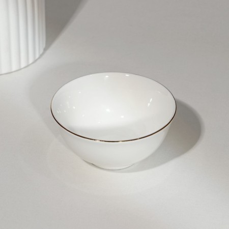Ceramic Golden Line, 180 ml, white, white