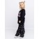 Children's kit: T -shirt, trousers, height 116 cm, black color