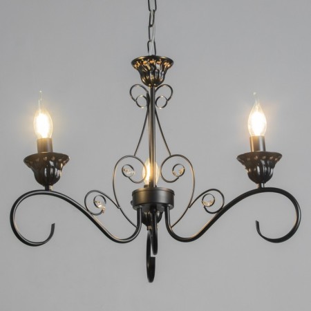 Azazel chandelier 3XE14 40W black and gold 57x57x39.5-98 cm Bayerlux-2