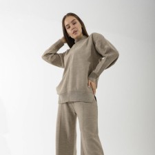 Костюм вязаный SL, 42-44, кофе