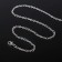 Carabin chain l = 50 cm (set 5 pcs.) 7 × 5 × 1 mm, cm-1935, silver color
