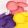 Silicone children's plate "Bunny" with sections, color mix