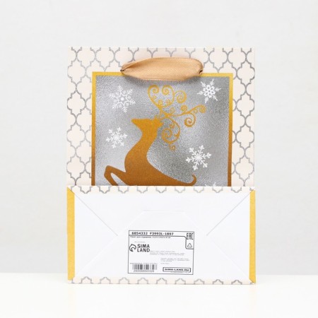 Laminated "Golden Deer" package 11.5 x 14.5 x 6 cm-3