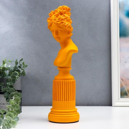 Souvenir Polystone "Muse" yellow 36x10 cm-1