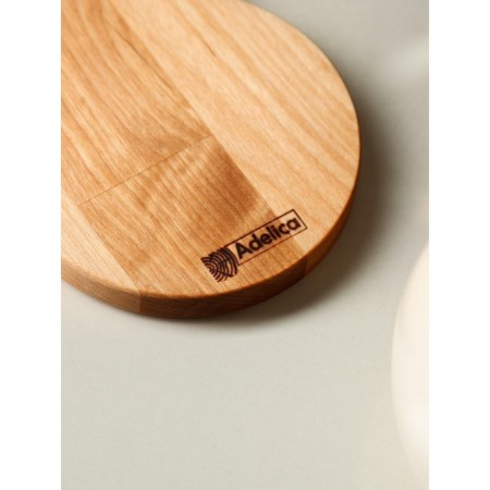 Menzhitsa - wooden plate ADELICA "Snowman", 25 × 15 × 1.8 cm, birch-3