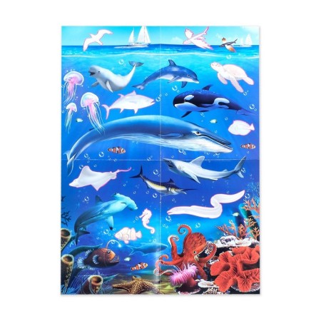 Activity a book with stickers and growing toys "Ocean", 12 p.-3