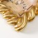 Photo frame Polystone 13x18 cm "roof" gold 20x3.5x24.8 cm