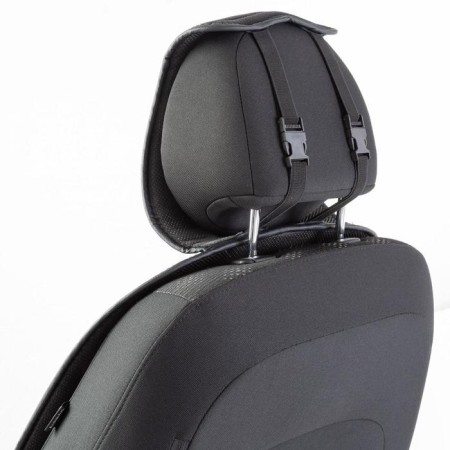 Front seats Car Performance, 2 pcs, Fiberflax (flax), black-2